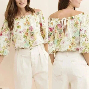 Anthropologie ASTR The Label Danya Off-the-Shoulder Top Size XS NWOT $98